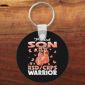 Porte-clés Fier Fils D'Un Rsd Crps Boxe De Sensibilisation De (Recto)