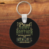 Porte-clés Fier frère de l'armée Chemise patriotique (Recto)