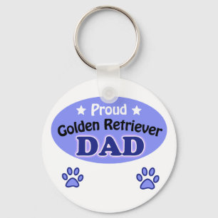 Porte-clés Fier Golden Retriever Papa
