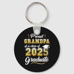 Porte-clés Fier Grand-Père D'Un Cl De 2025 Diplômé Senior 202