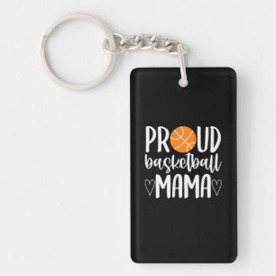 Porte-clés Fier Mama de basket-ball