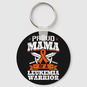 Porte-clés Fier Mama D'Une Leucémie Guerrier Mère Sensibilisa