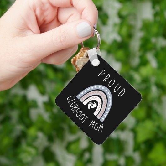 Porte-clés Fier maman Clubfoot (main)