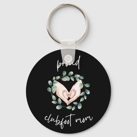 Porte-clés Fier maman Clubfoot (Recto)