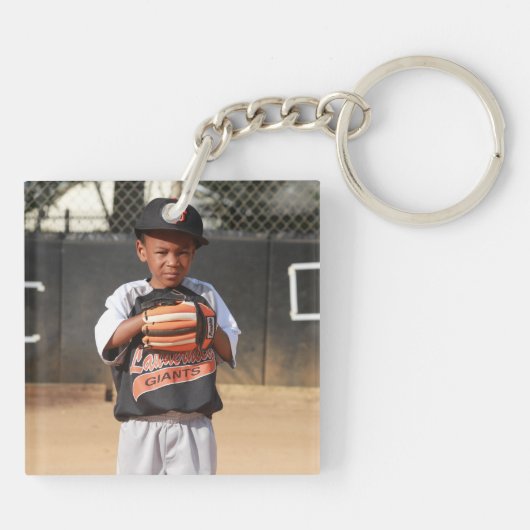 Porte-clés Fier maman de baseball (Dos)