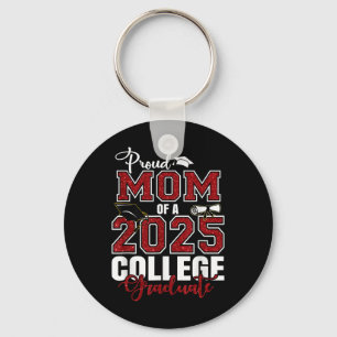 Porte-clés Fier Maman D'Un Diplôme De Diplôme De 2025 Au Coll