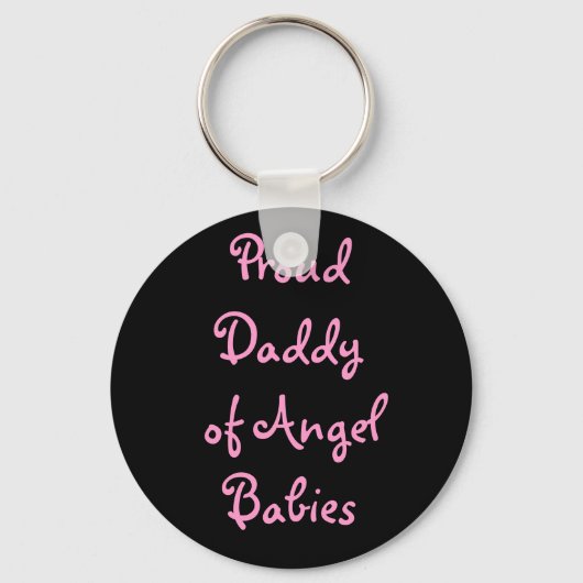 Porte-clés Fier papa d'ange Bébés (Recto)