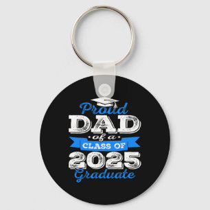Porte-clés Fier Papa D'Un Cl De 2025 Graduate Graduati Senior