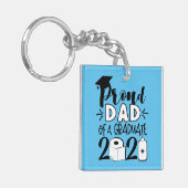 Porte-clés Fier papa d'un diplômé - 2021 (Devant gauche)