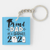Porte-clés Fier papa d'un diplômé - 2021 (Dos)