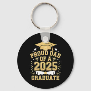 Porte-clés Fier Papa D'Un Diplômé Papa 2025 2025 F