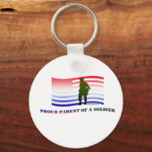 PORTE-CLÉS FIER PARENT D'UN SOLDAT (Recto)