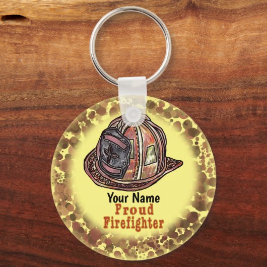 Porte-clés Fier porte - clés pompiers (Recto)