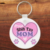 Porte-clés Fier Shih Tzu Maman (Recto)