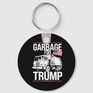 Porte-clés Fier supporter de Trump poubelle poubelle pour Tru