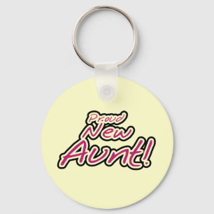 Porte-clés Fier T-shirts et cadeaux de la nouvelle tante