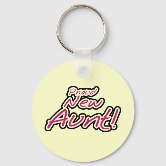 Porte-clés Fier T-shirts et cadeaux de la nouvelle tante (Recto)