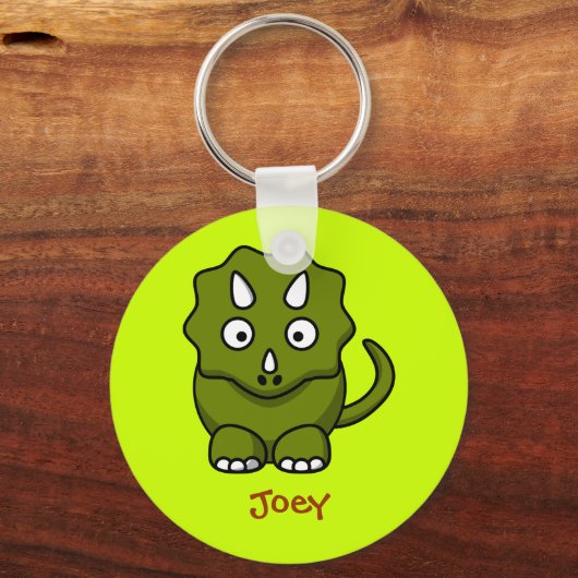 Porte-clés Fierce triceratatops (Recto)