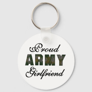 Porte-clés Fière amie de l'armée