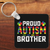 Porte-clés Fière Autisme Fraternité Sensibilisation Famille A (Recto)