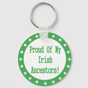 Porte-clés Fière De Mes Ancêtres Irlandais