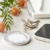 Porte-clés Fière de notre Graduate 20XX Modern Graduation Pho (Côté)