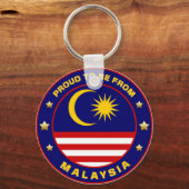 Porte-clés Fière D'Être De Malaisie (Recto)