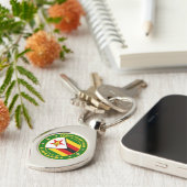 Porte-clés Fière D'Être Du Zimbabwe (Côté )