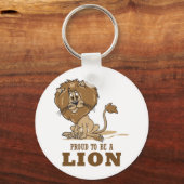 Porte-clés Fière D'Être Un Lion (Recto)