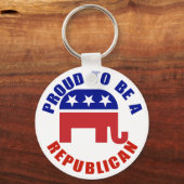 Porte-clés Fière D'Être Une Origine Républicaine (Recto)