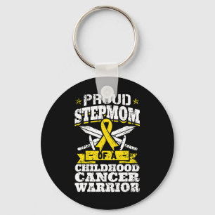 Porte-clés Fière Femme En Chef D'Un Guerrier Du Cancer De L'E