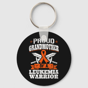 Porte-clés Fière Grand-Mère D'Une Leucémie Guerrière Sensibil