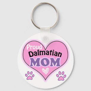 Porte-clés Fière maman dalmate