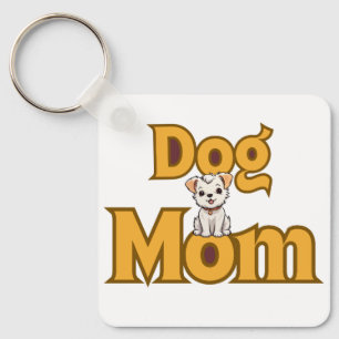 Porte-clés Fière Maman de Chien Fête des Mères