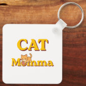 Porte-clés Fière Mamma de Chat Fête des Mères (Verso)