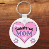 Porte-clés Fière mère de Beauceron (Recto)