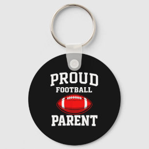 Porte-clés Fière mère de football parent papa soutien esprit