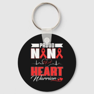 Porte-clés Fière Nana D'Un Guerrier Du Coeur Reconnu Pour Sa