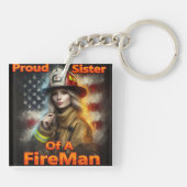 Porte-clés Fière Soeur D'Un Combat De Feu Insurrection (Dos)