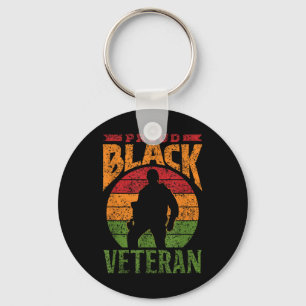 Porte-clés Fière Soldat Noir Vétérinaire Milice Africaine Amé