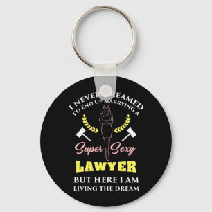 Porte-clés Fière Super Avocate Lady