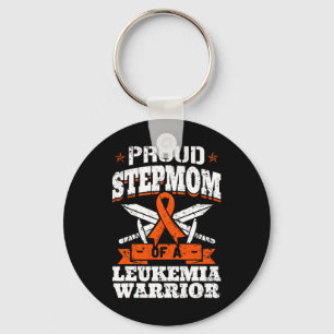 Porte-clés Fière Tepmère D'Une Leucémie Guerrière Sensibilisa