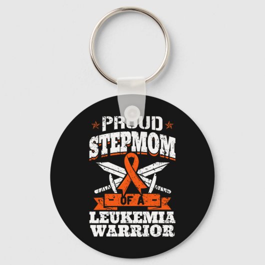 Porte-clés Fière Tepmère D'Une Leucémie Guerrière Sensibilisa (Recto)