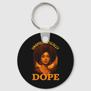 Porte-clés Fièrement Histoire Noire Afro Mélanine Fille W