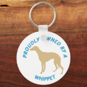 Porte-clés Fièrement possédé par un Whippet (Recto)