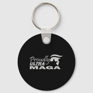 Porte-clés Fièrement Ultra Maga Trump Anti Joe Biden Ultra Ma
