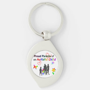 Porte-clés Fiers parents autistes