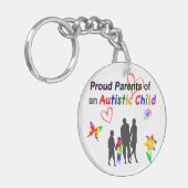 Porte-clés Fiers parents autistes (Devant gauche)