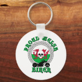 Porte-clés Fiers Welsh Biker (Recto)