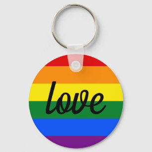 Porte-clés Fierté arc-en-ciel